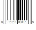 Barcode Image for UPC code 001515000073