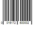 Barcode Image for UPC code 0015172600002