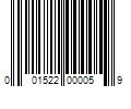 Barcode Image for UPC code 001522000059