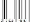 Barcode Image for UPC code 0015221165193