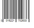 Barcode Image for UPC code 0015221702633