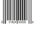 Barcode Image for UPC code 001524000088