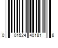 Barcode Image for UPC code 001524401816