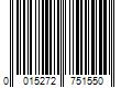 Barcode Image for UPC code 0015272751550