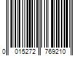 Barcode Image for UPC code 0015272769210