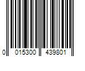 Barcode Image for UPC code 0015300439801