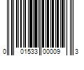 Barcode Image for UPC code 001533000093