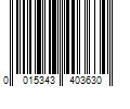 Barcode Image for UPC code 0015343403630