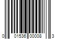 Barcode Image for UPC code 001536000083