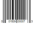 Barcode Image for UPC code 001539000073