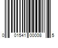 Barcode Image for UPC code 001541000085