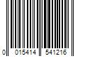 Barcode Image for UPC code 0015414541216