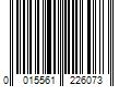 Barcode Image for UPC code 0015561226073