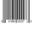 Barcode Image for UPC code 001560000073