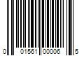 Barcode Image for UPC code 001561000065