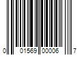 Barcode Image for UPC code 001569000067