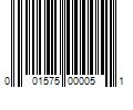 Barcode Image for UPC code 001575000051