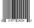 Barcode Image for UPC code 001577240240