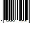 Barcode Image for UPC code 0015800070351