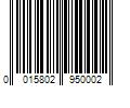 Barcode Image for UPC code 0015802950002