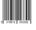 Barcode Image for UPC code 0015812003392