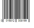 Barcode Image for UPC code 0015812008199