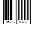 Barcode Image for UPC code 0015812036048