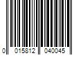 Barcode Image for UPC code 0015812040045