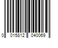 Barcode Image for UPC code 0015812040069