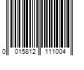 Barcode Image for UPC code 0015812111004