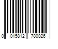 Barcode Image for UPC code 0015812780026