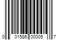 Barcode Image for UPC code 001586000057