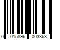 Barcode Image for UPC code 0015896003363