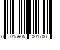 Barcode Image for UPC code 0015905001700