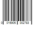 Barcode Image for UPC code 0015905002783