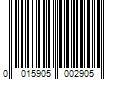 Barcode Image for UPC code 0015905002905