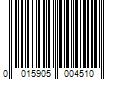 Barcode Image for UPC code 0015905004510