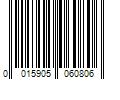 Barcode Image for UPC code 0015905060806