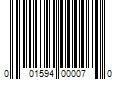 Barcode Image for UPC code 001594000070