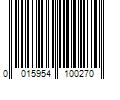 Barcode Image for UPC code 0015954100270