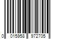 Barcode Image for UPC code 0015958972705