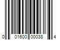 Barcode Image for UPC code 001600000384