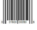 Barcode Image for UPC code 001600000506