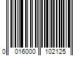 Barcode Image for UPC code 0016000102125