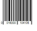 Barcode Image for UPC code 0016000104105