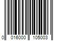 Barcode Image for UPC code 0016000105003