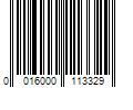 Barcode Image for UPC code 0016000113329