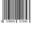 Barcode Image for UPC code 0016000121843