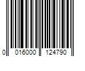 Barcode Image for UPC code 0016000124790