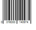 Barcode Image for UPC code 0016000140974